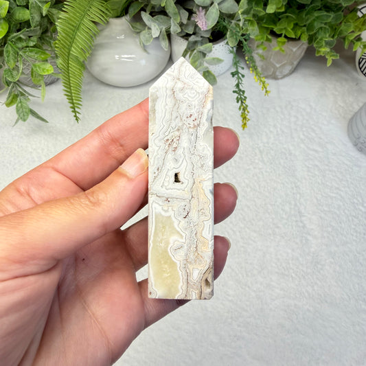 White México Agate Point - B