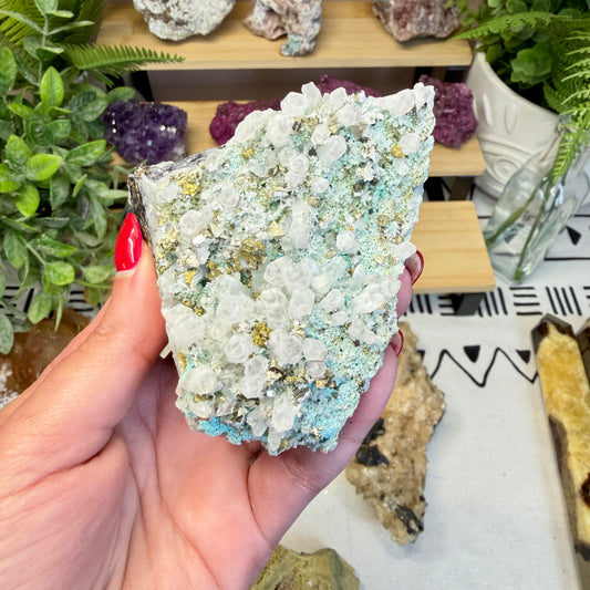 Phoenix Stone with Marcasite in Quartz Specimen