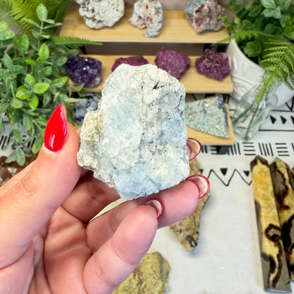 Aquamarine With Mica Specimen (Choose Your Own)