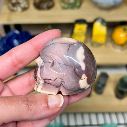 Mookaite Skull
