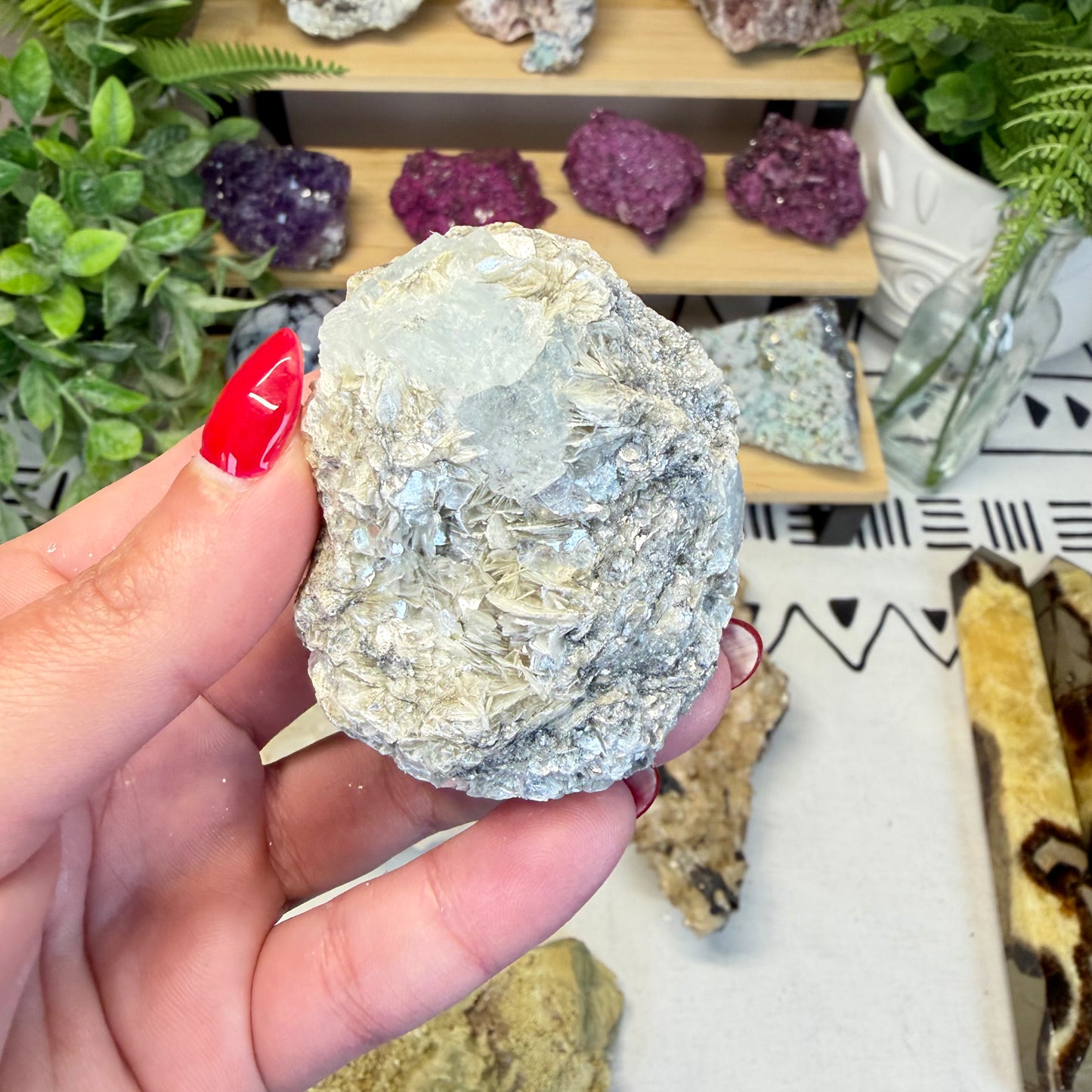 Aquamarine With Mica Specimen (Choose Your Own)