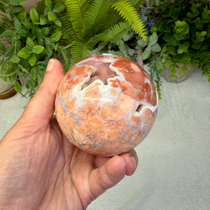 Pink Agate Sphere