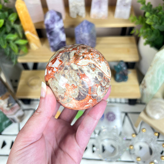 Chocolate Calcite Sphere