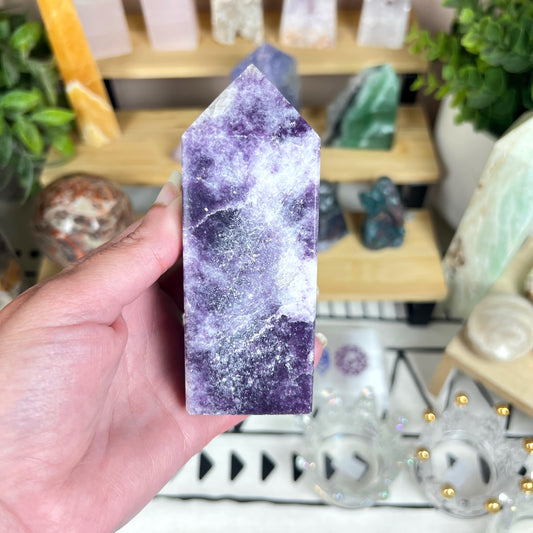 Lepidolite Tower