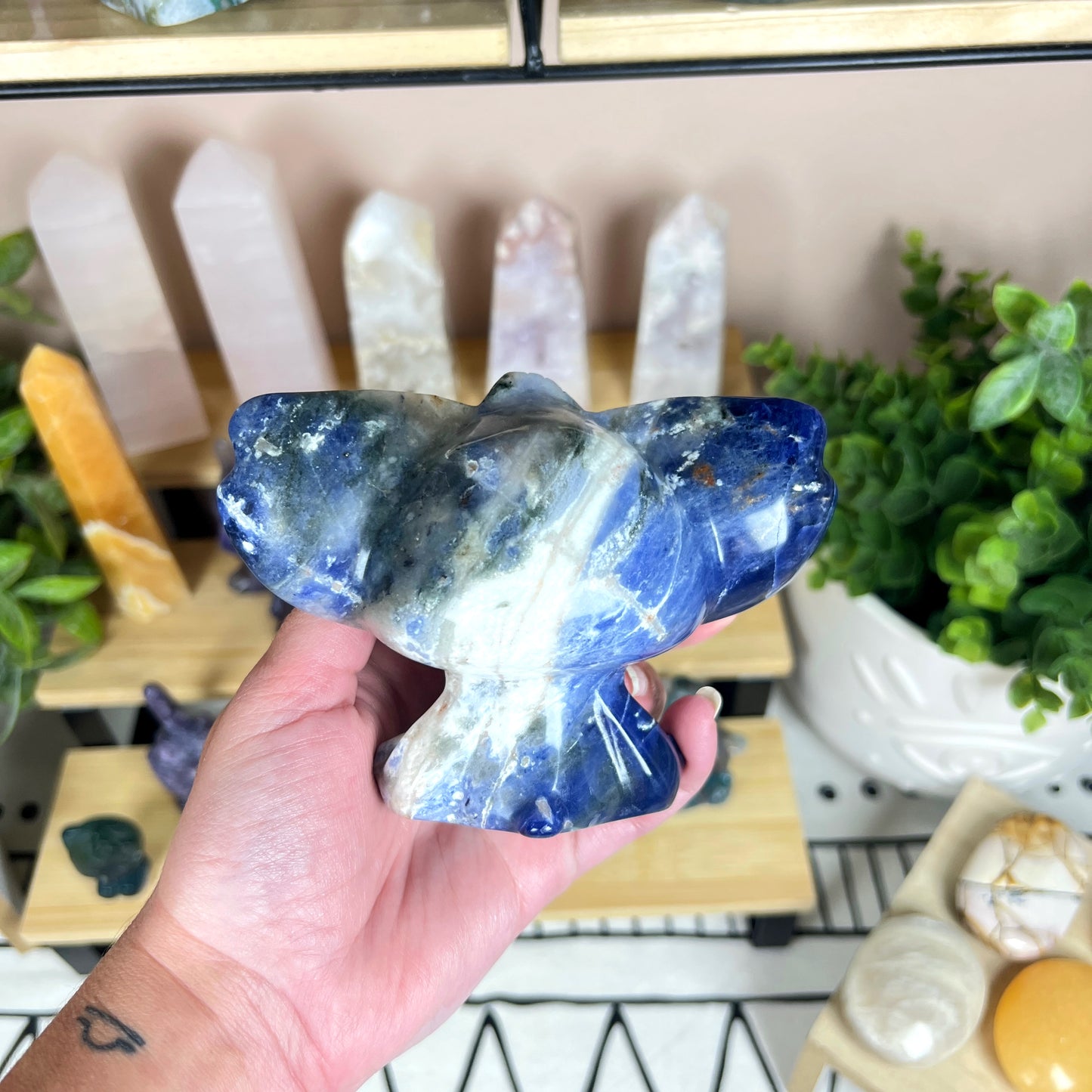 Stitch Sodalite Carving