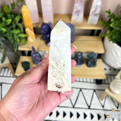 Moroccan Agate Druzy Point