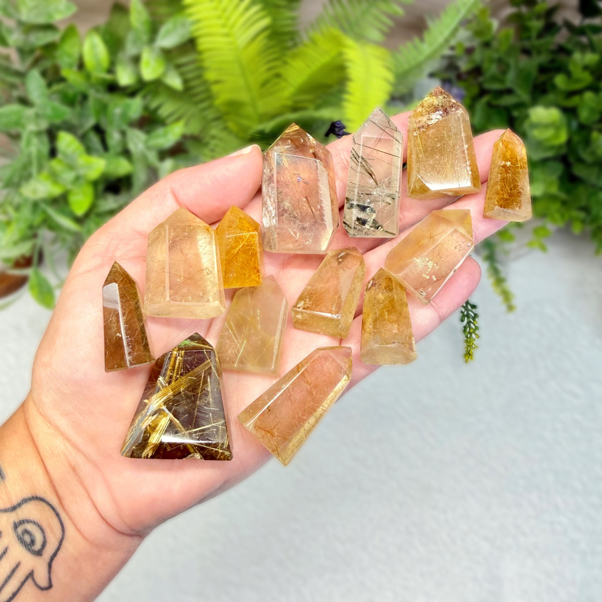 Golden Rutile Mini Point (Choose Your Own)