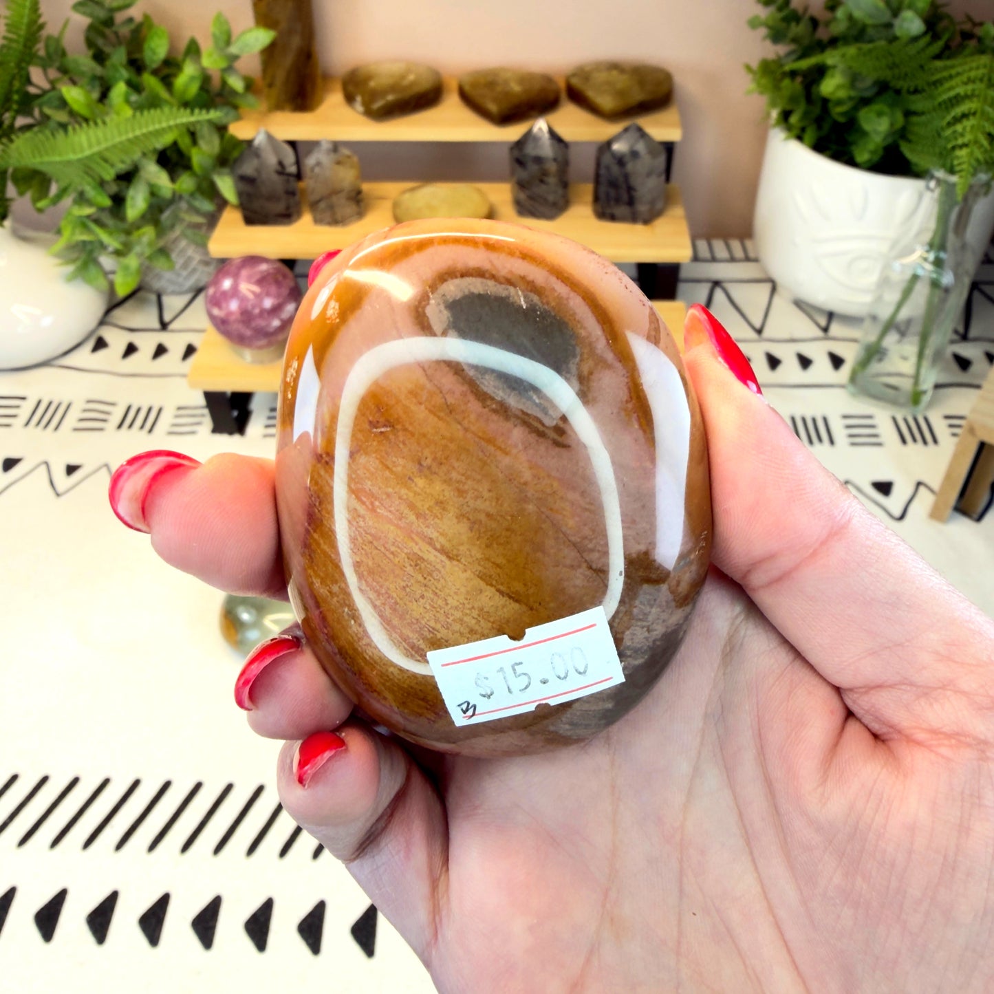 Polychrome Jasper Palmstone - B