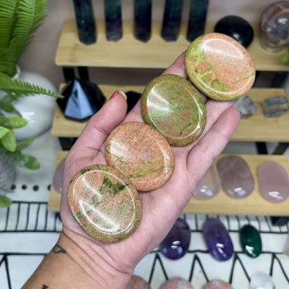 Unakite Worry Stone
