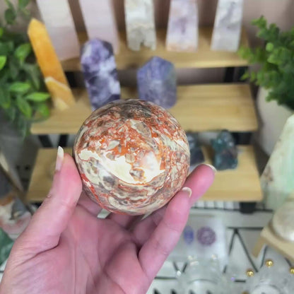 Chocolate Calcite Sphere