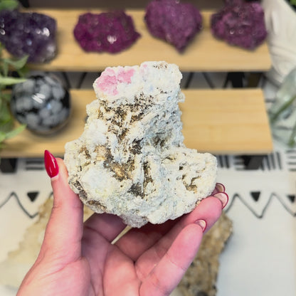 Pink Tourmaline in Matrix