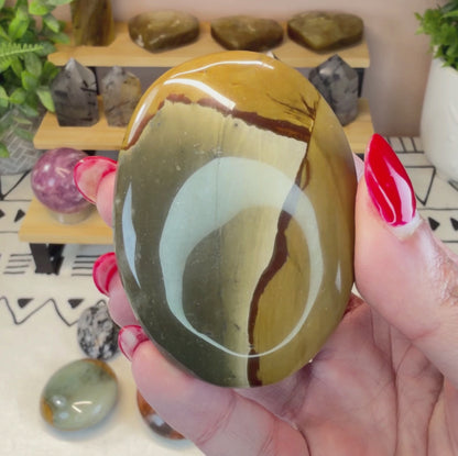 Polychrome Jasper Palmstone - A