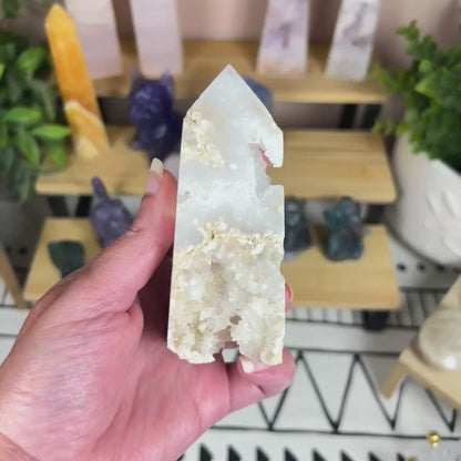 Moroccan Agate Druzy Point